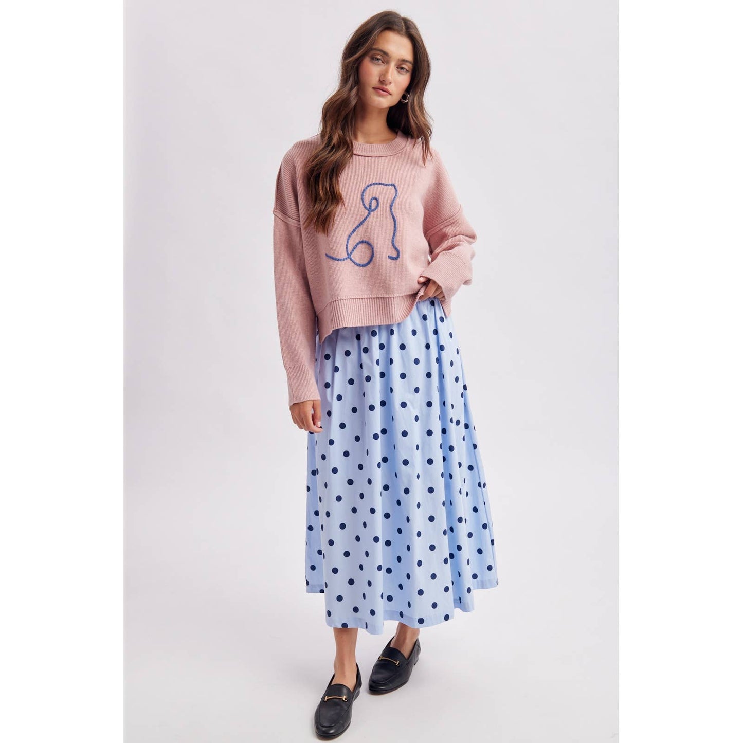 Puppy Graphic Sweater