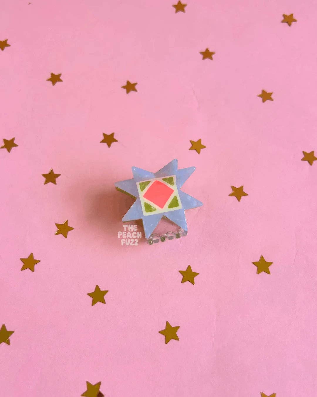 Mini Quilt Hair Claw