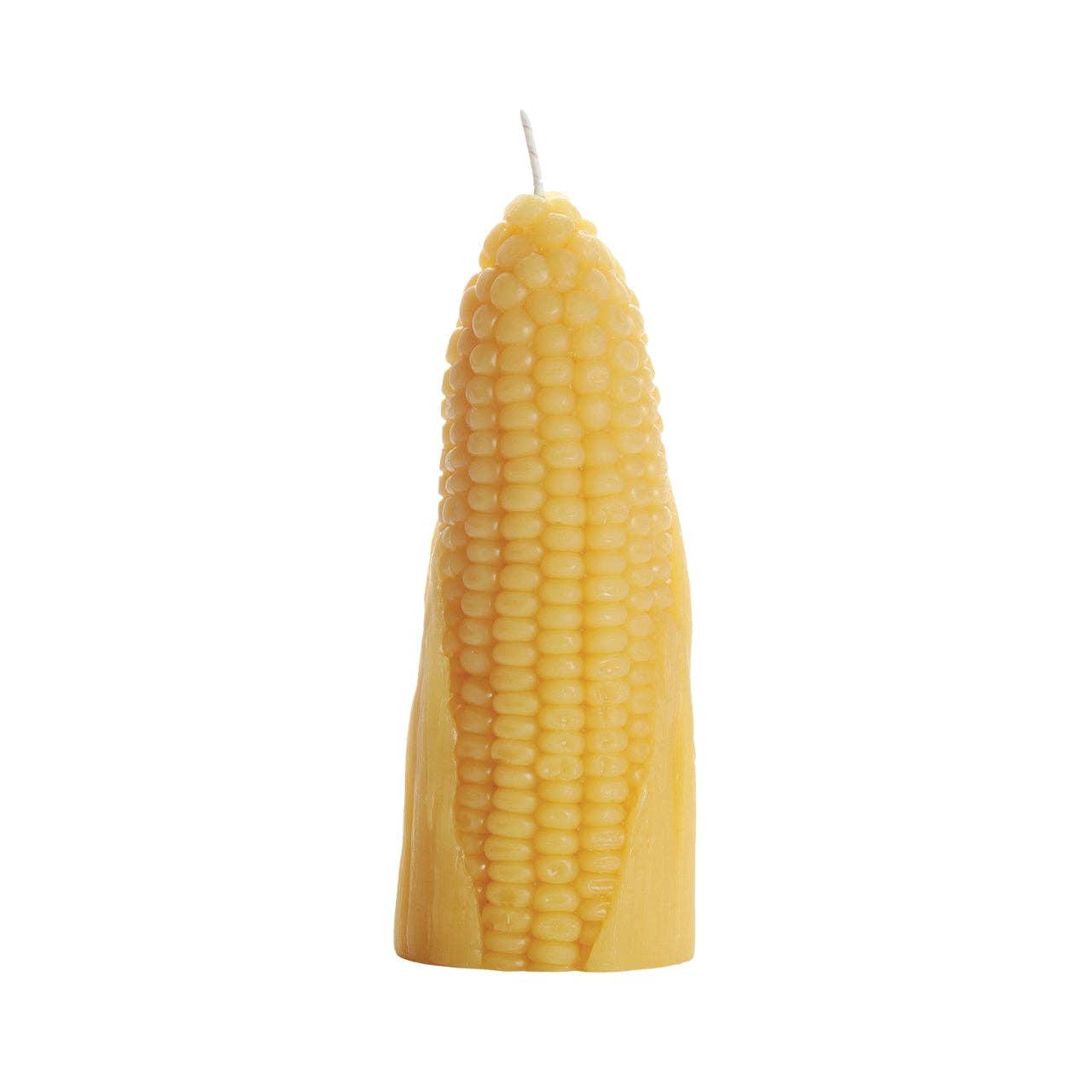 Corn Cob Candle – 100% Pure Beeswax – Hand-Poured