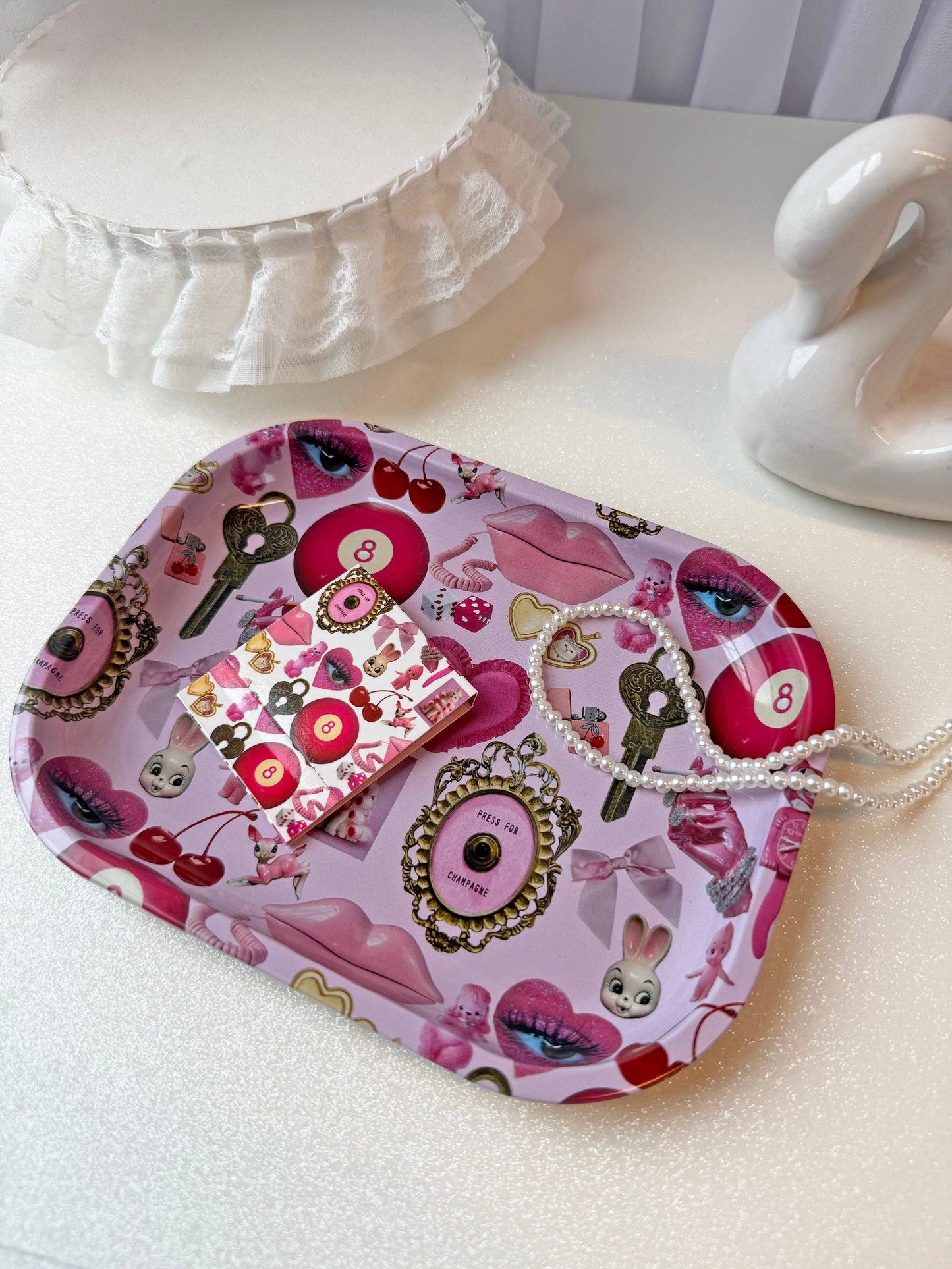 Pink Things Tray