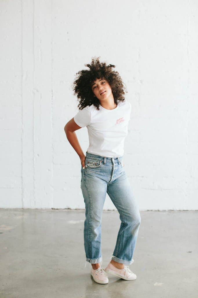 Tough as a Mother | Embroidered T-shirt