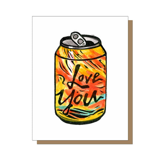 Sparkling Water Greeting Card