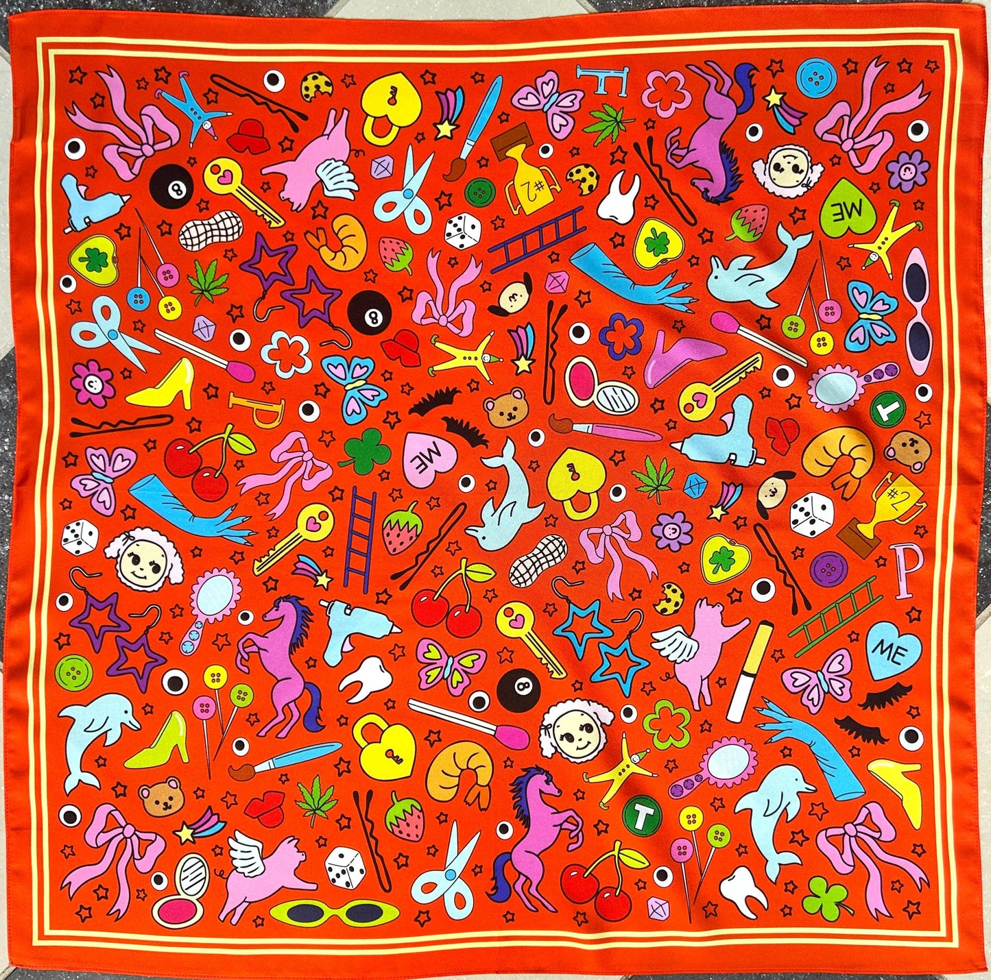 Trinket Treasures Silk Scarf