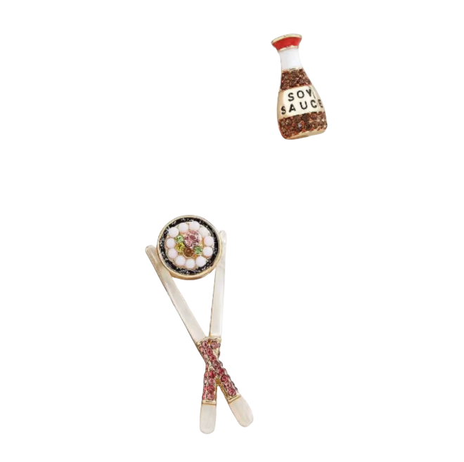 Snack Pack Stud Earrings- food mini Stud Earrings- Steel