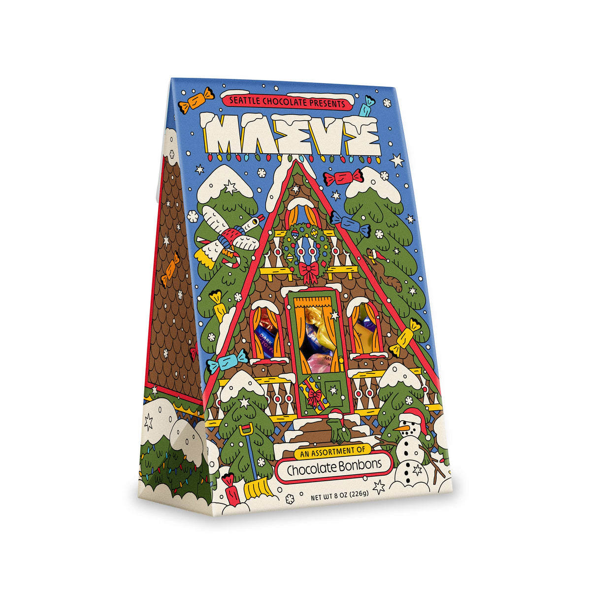 Holiday - Away in an A-Frame Bonbon Box