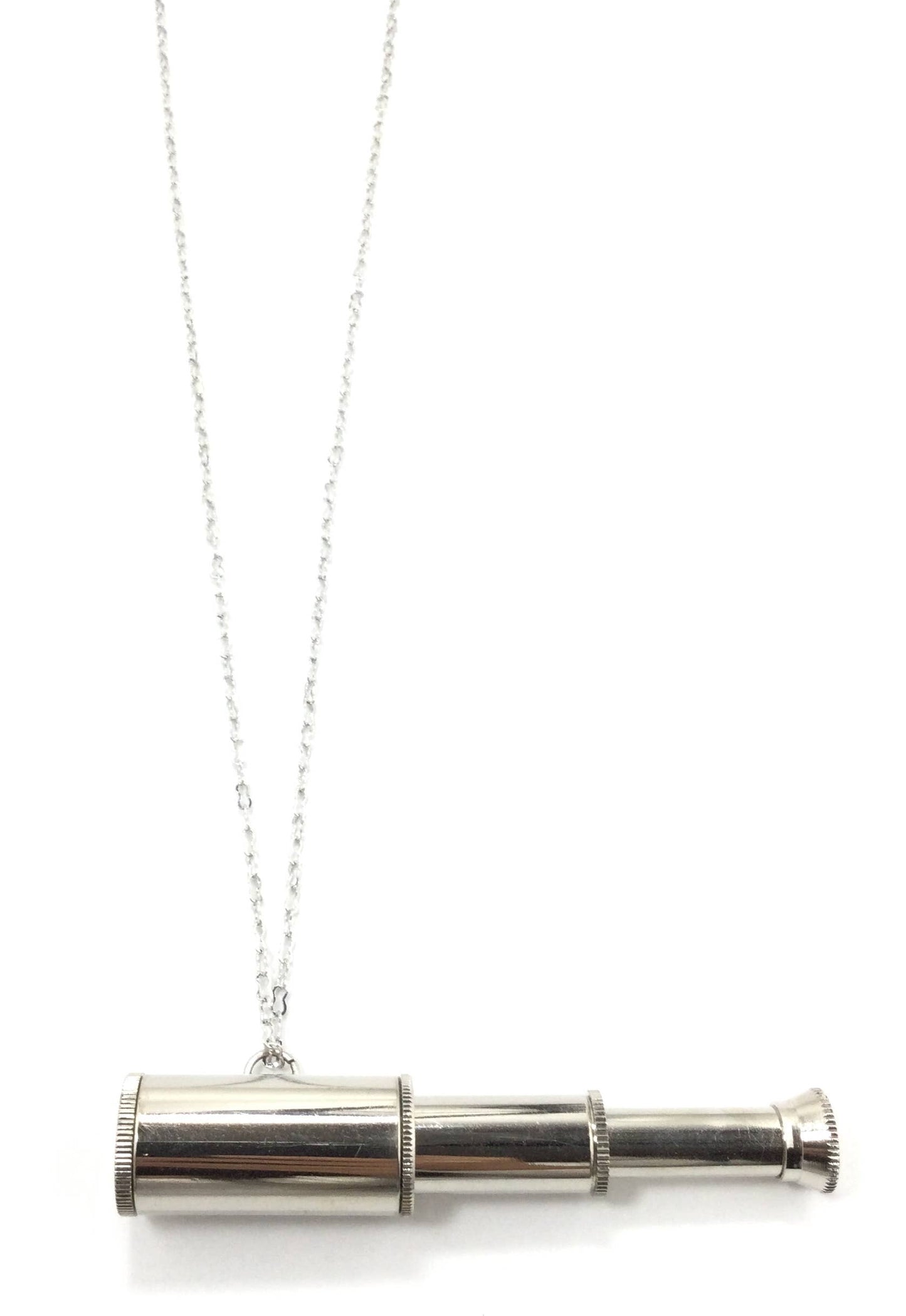 Silver Telescope Necklace