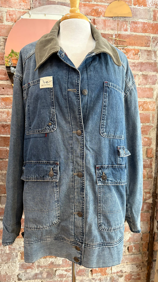 Sweet Time Denim Barn Coat