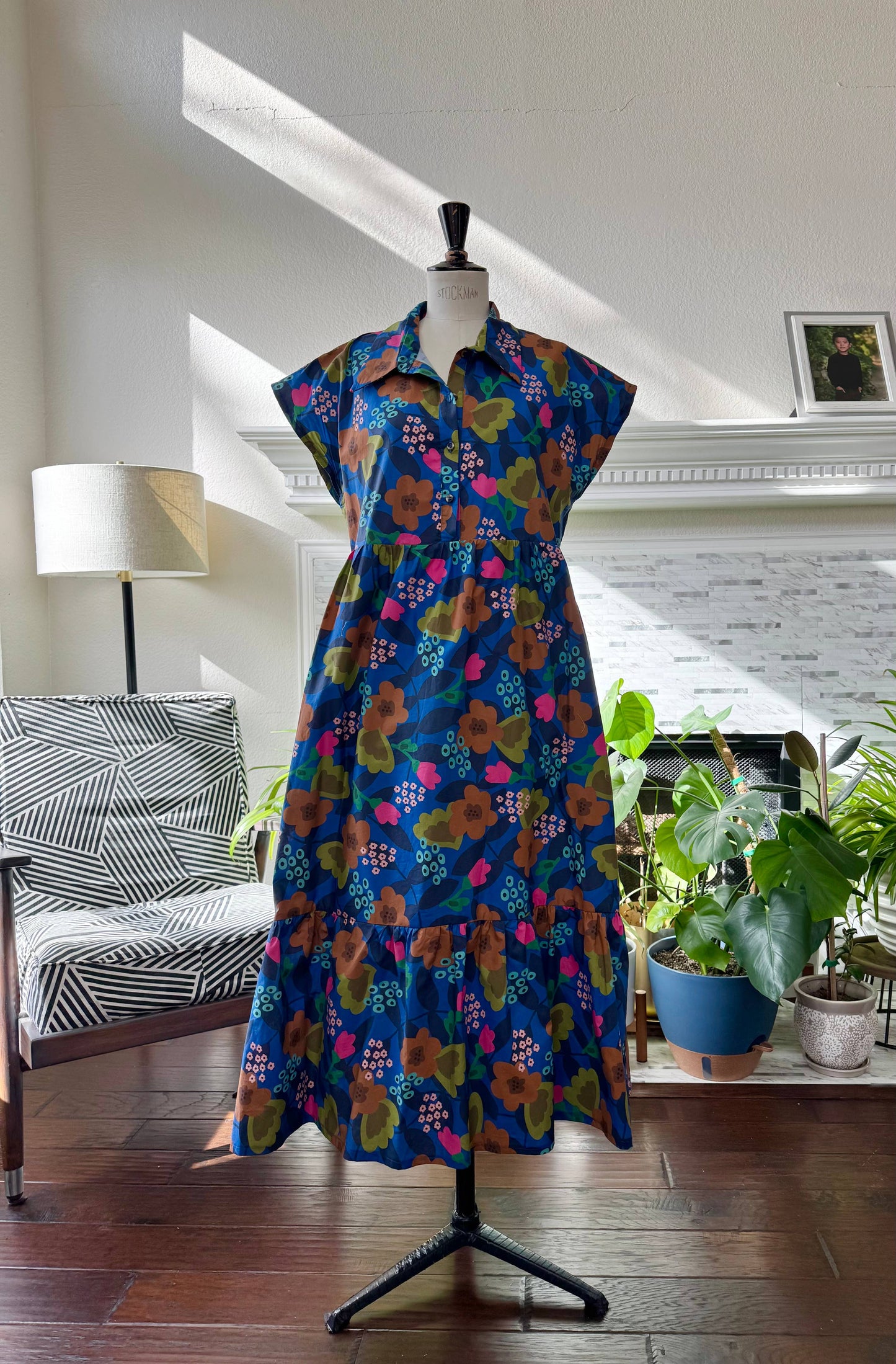 Colored garden dress