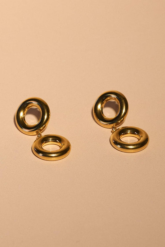 Looped In Earrings - 18K Gold Plated