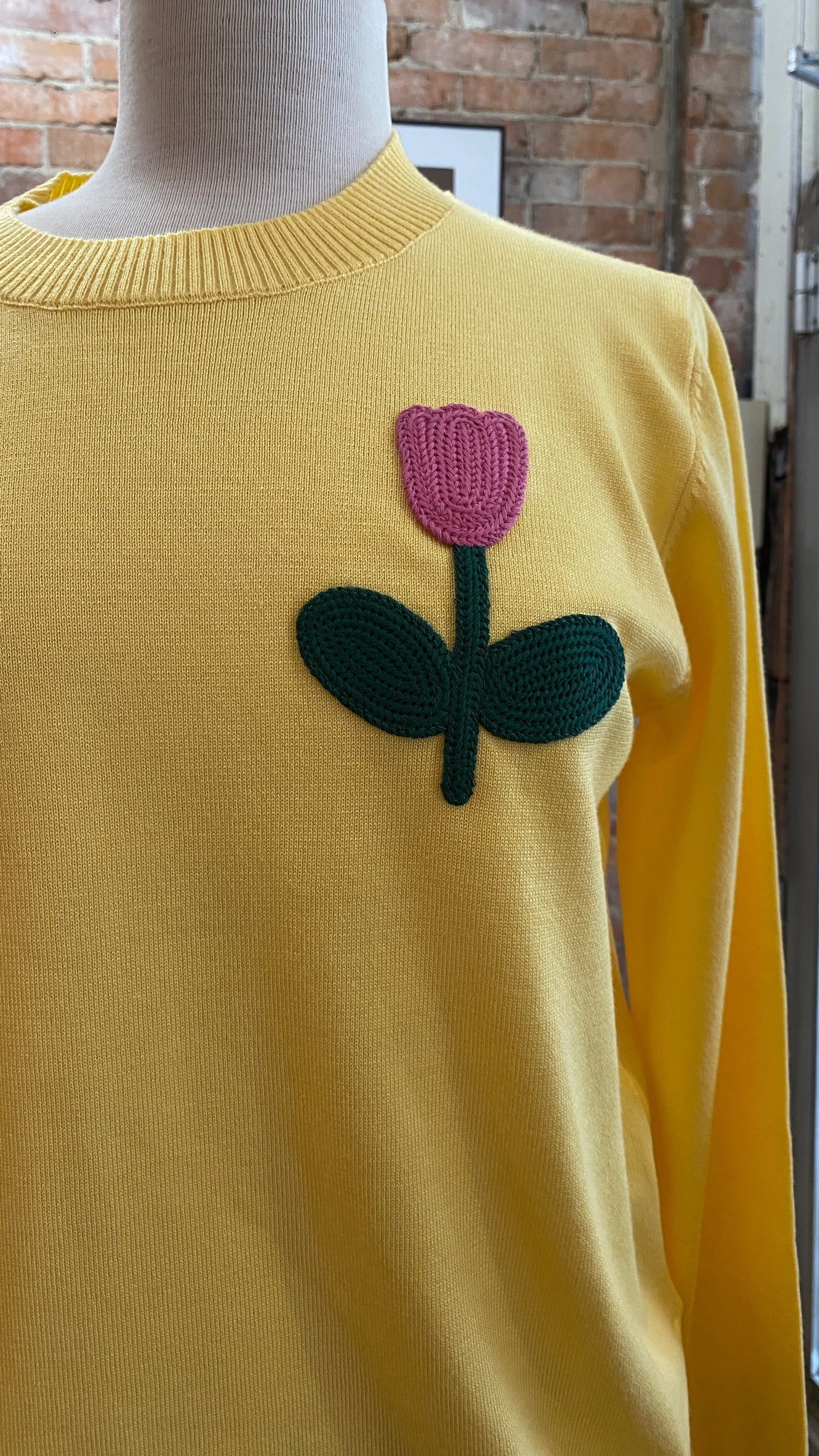 Tulip Jumper in yellow