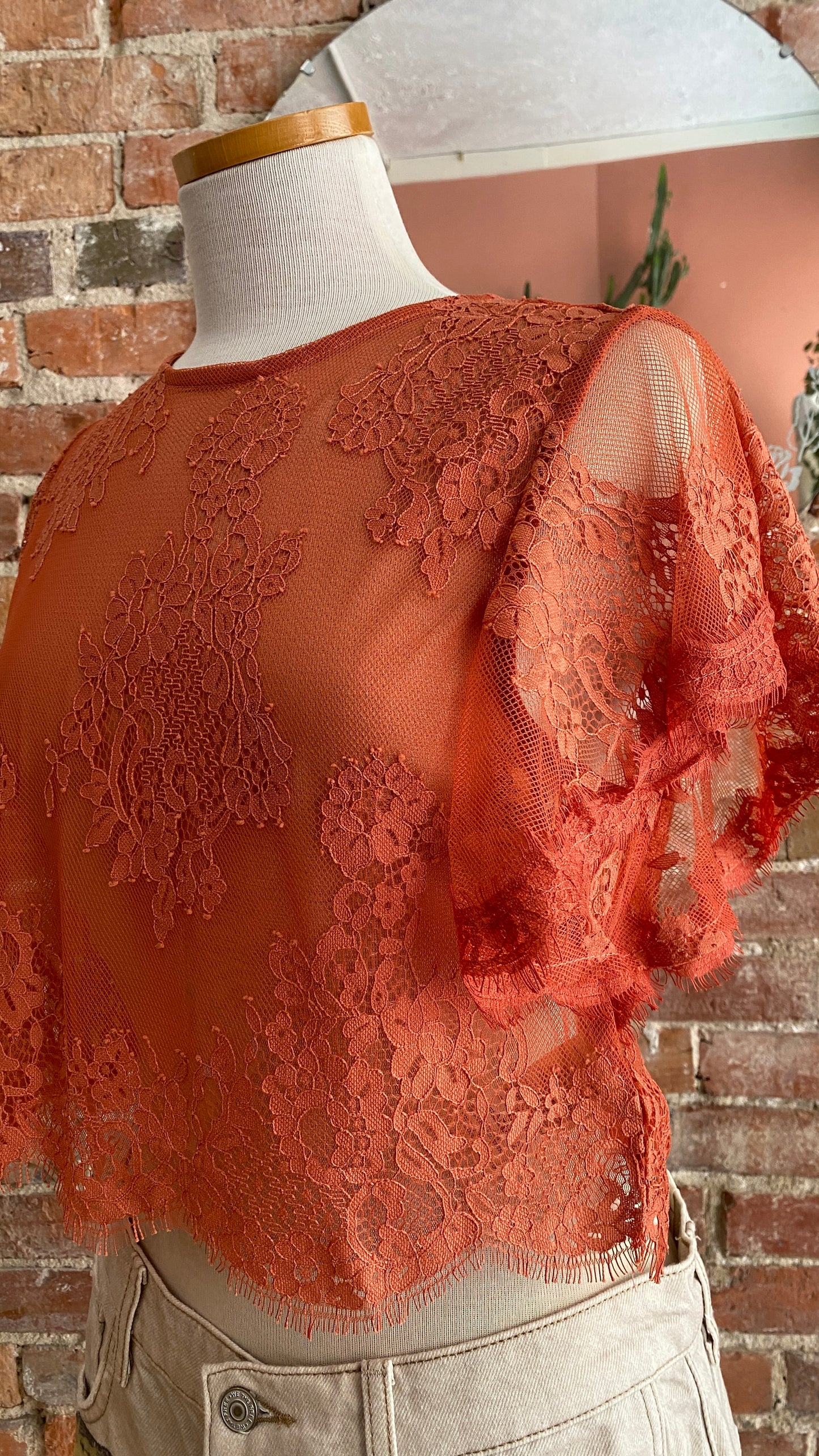 Lunar Ash Lace Top