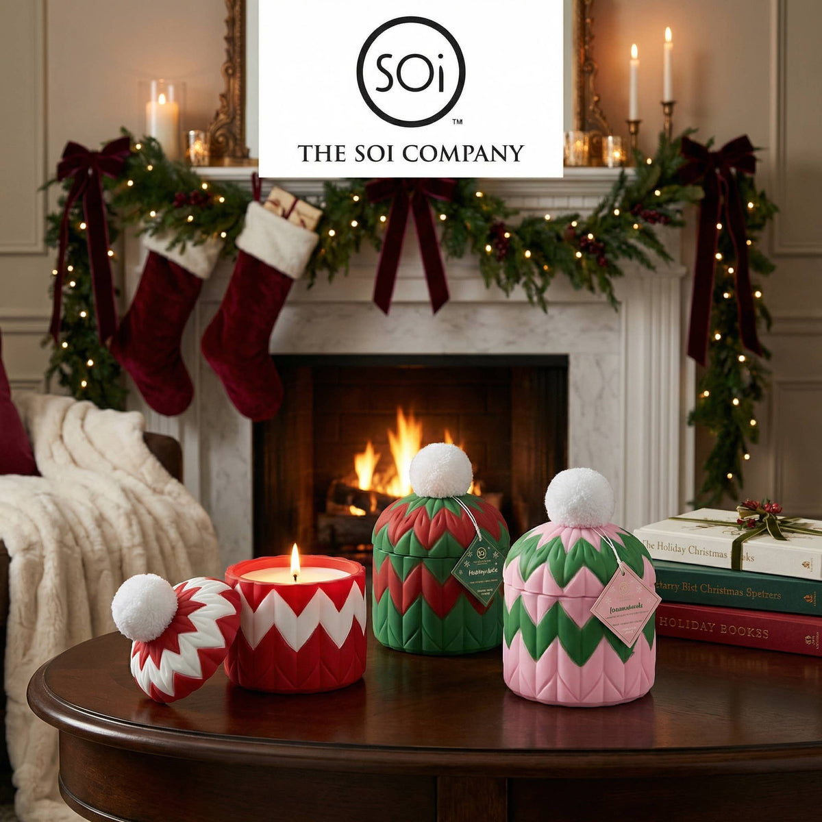 Peppermint Lane 10oz Beanie Candle