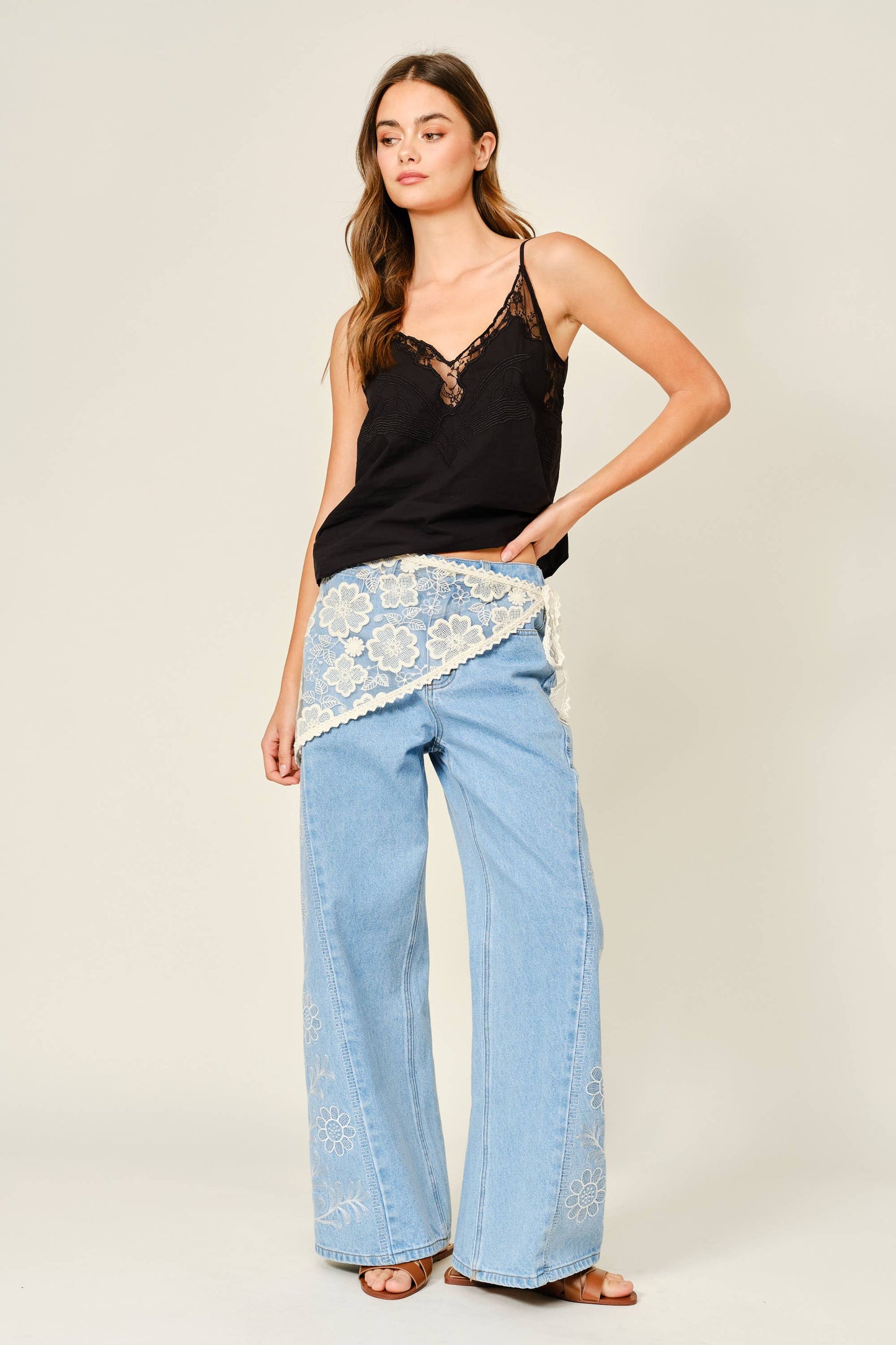 LACE WRAP SKIRT/SCARF