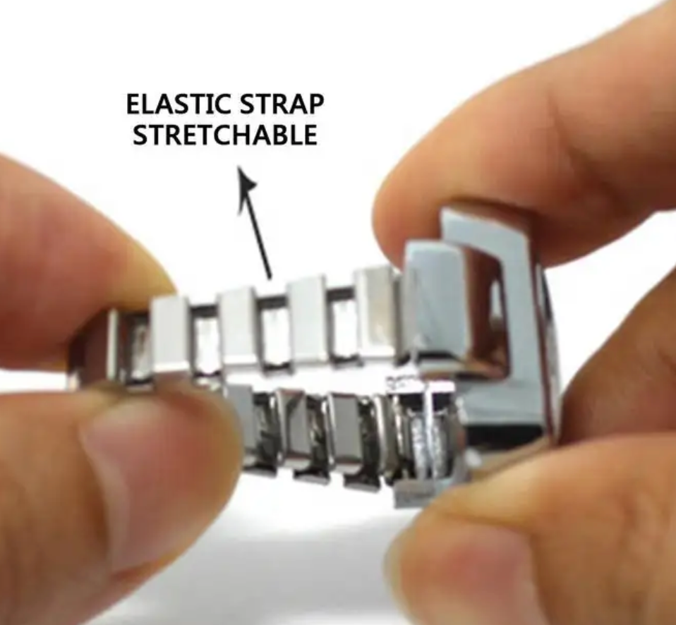 Watch Ring- Stainless Steel- Quartz Stretch Ring- Gift Box