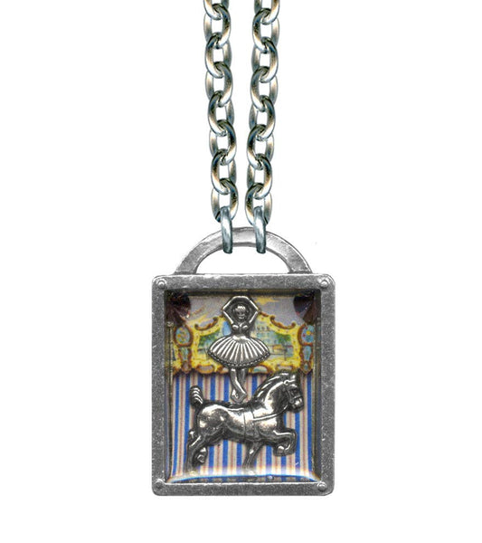 Circus Story Box Necklace