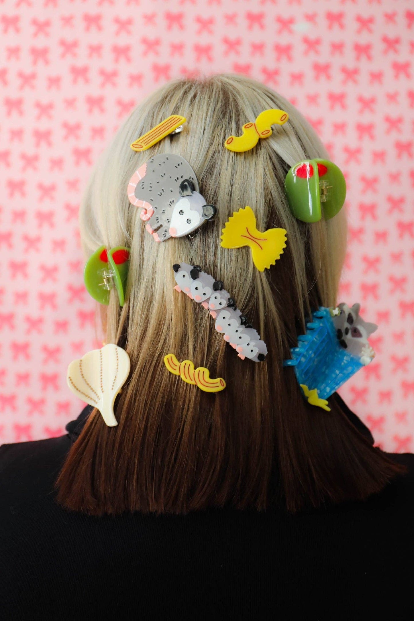 Possum Family Hair Clip Set: Perfect