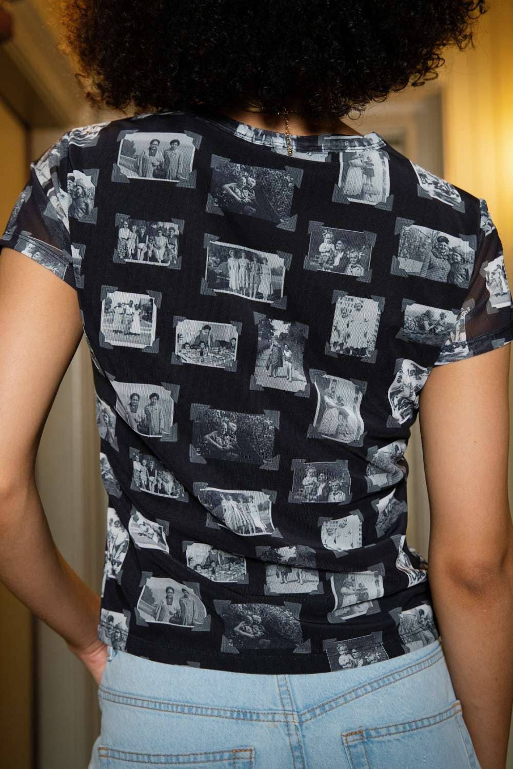 Mabel Keepsake Photo Mesh Tee