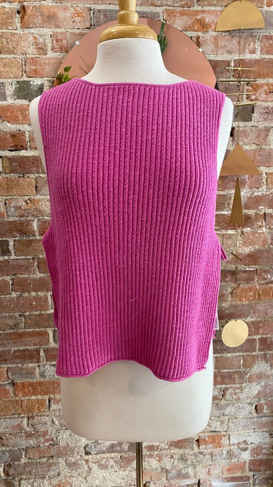 Lizzie Sweater Top in Island Flower