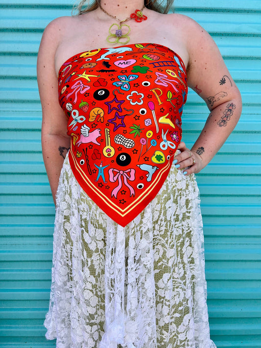 Trinket Treasures Silk Scarf