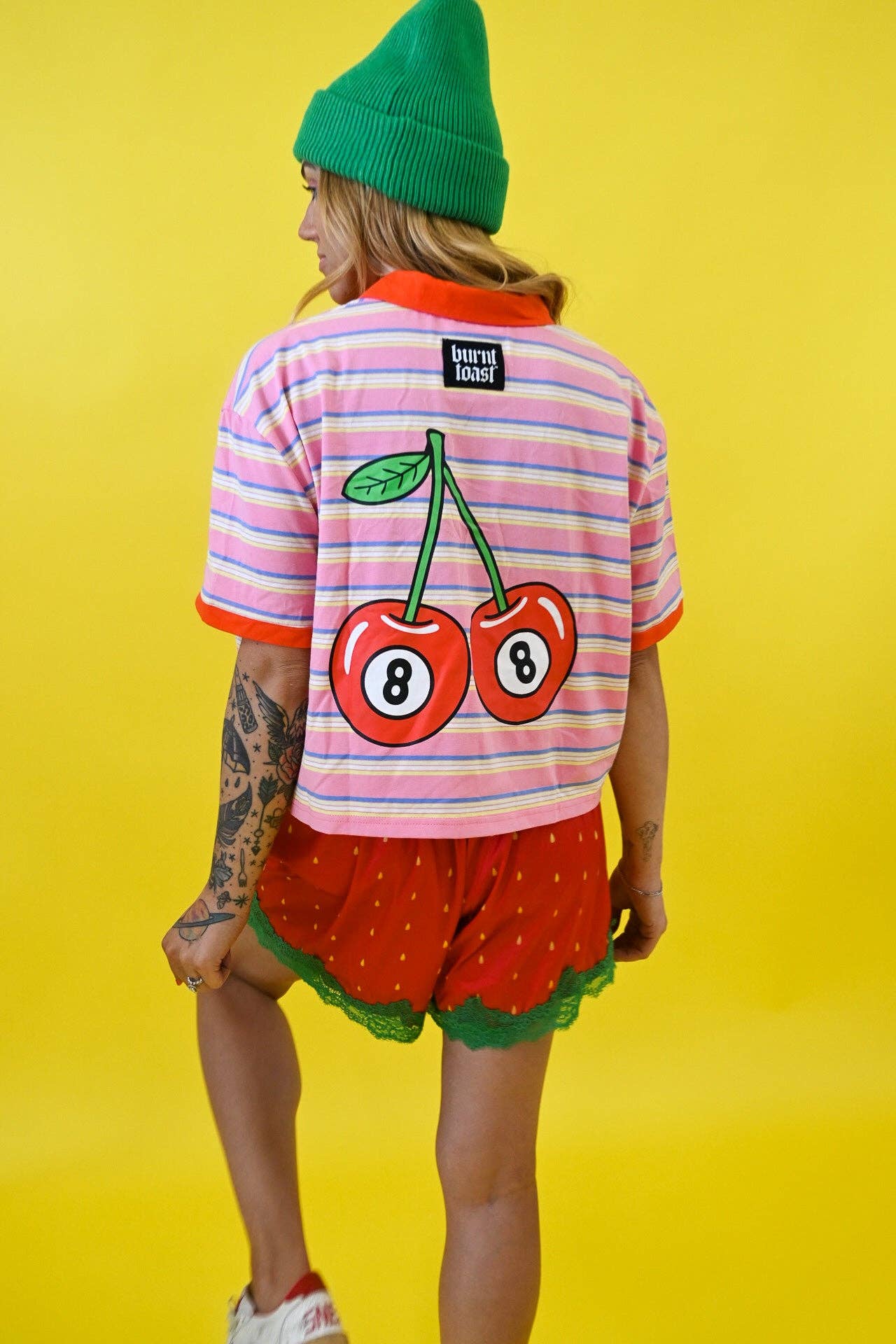 Sweet Cheeks Strawberry Lace Shorties