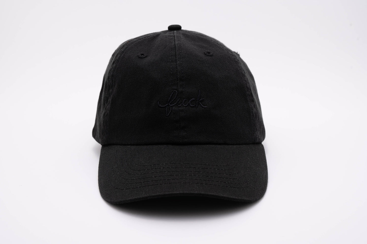 Fuck Script 100% Cotton Baseball Hat