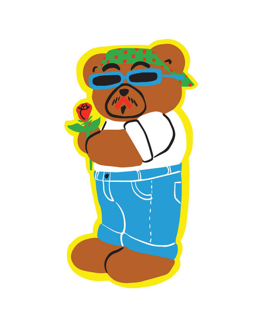 Cool Teddy Sticker