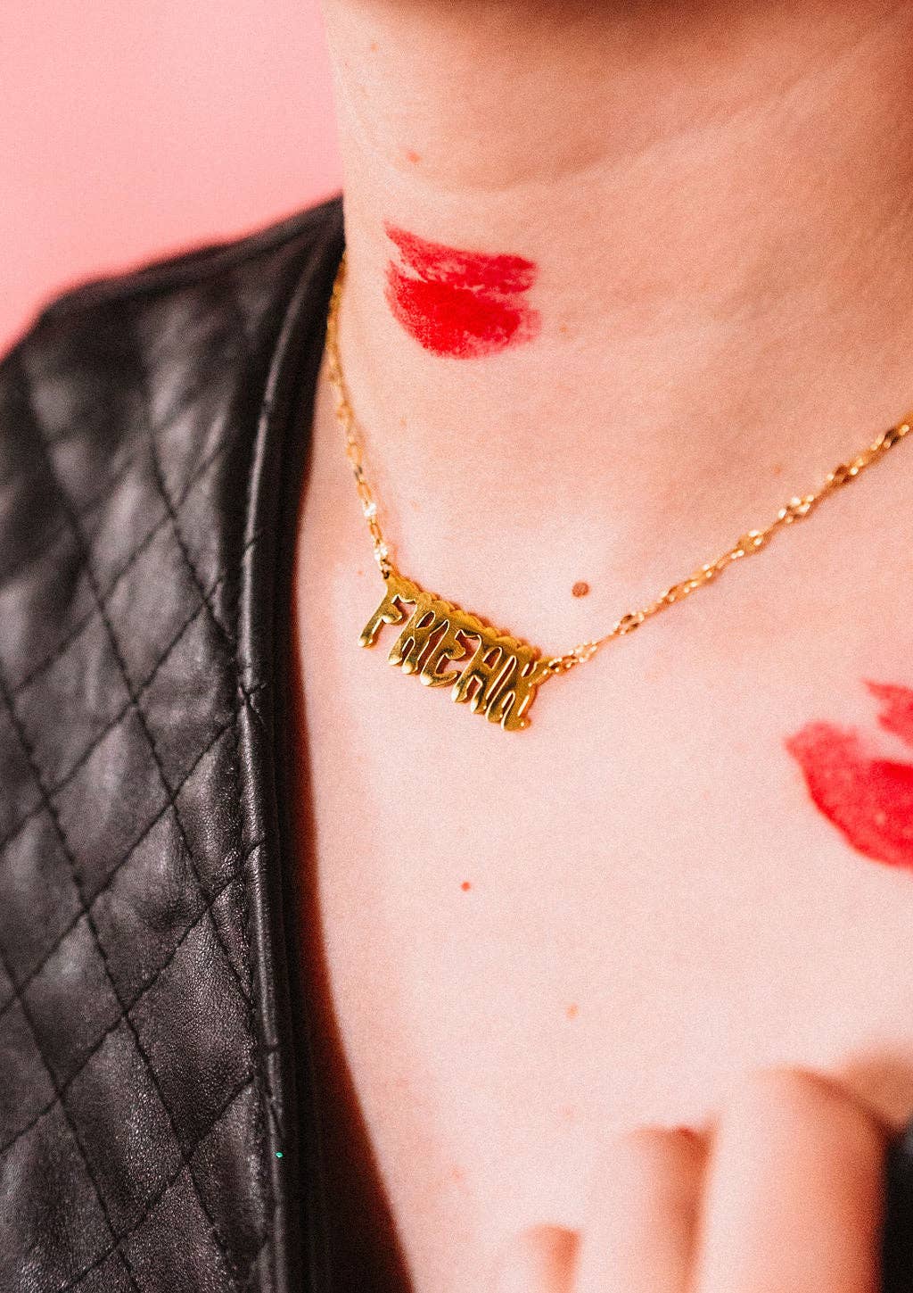 Freak Nameplate Necklace