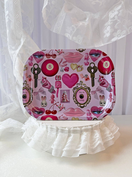 Pink Things Tray