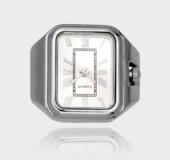 Apollo Watch Ring-Quartz Stretch Ring- Gift Box 