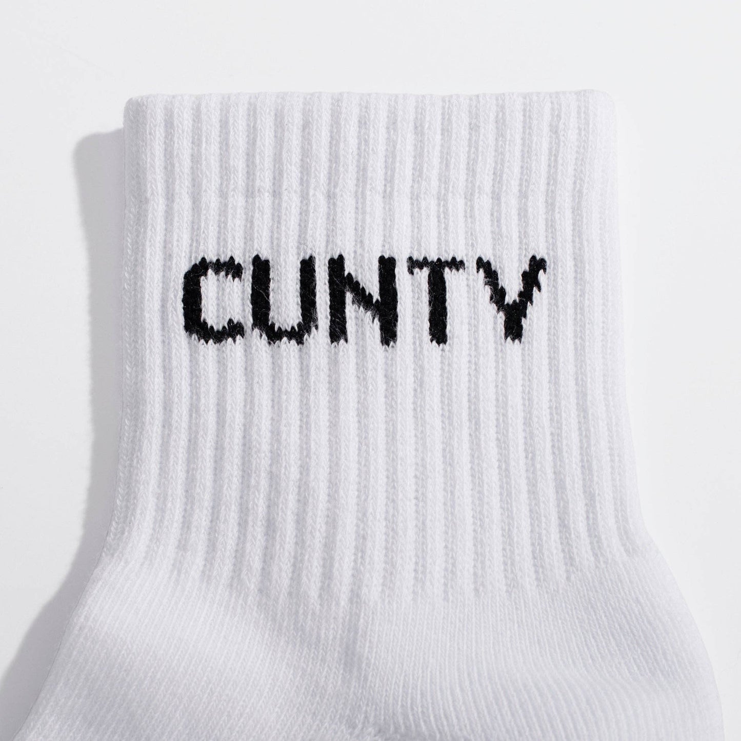 Cunty Socks: White