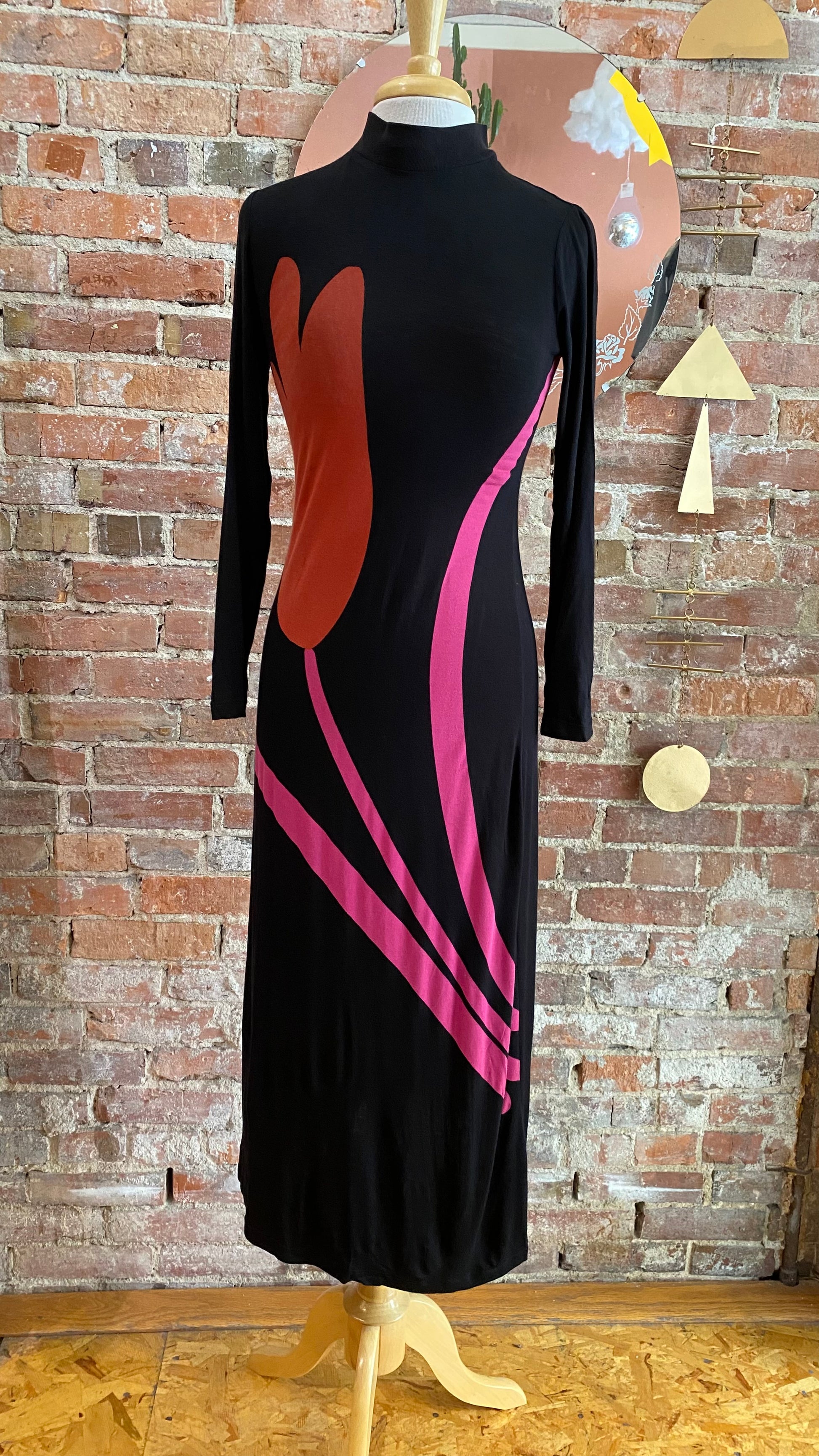 Tulip Long Knit Dress Xsmall