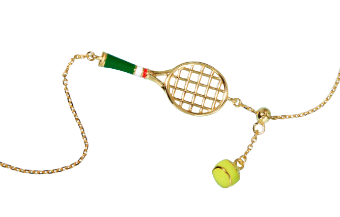 Country Club- Tennis Bracelet - PVD Enamel- Waterproof