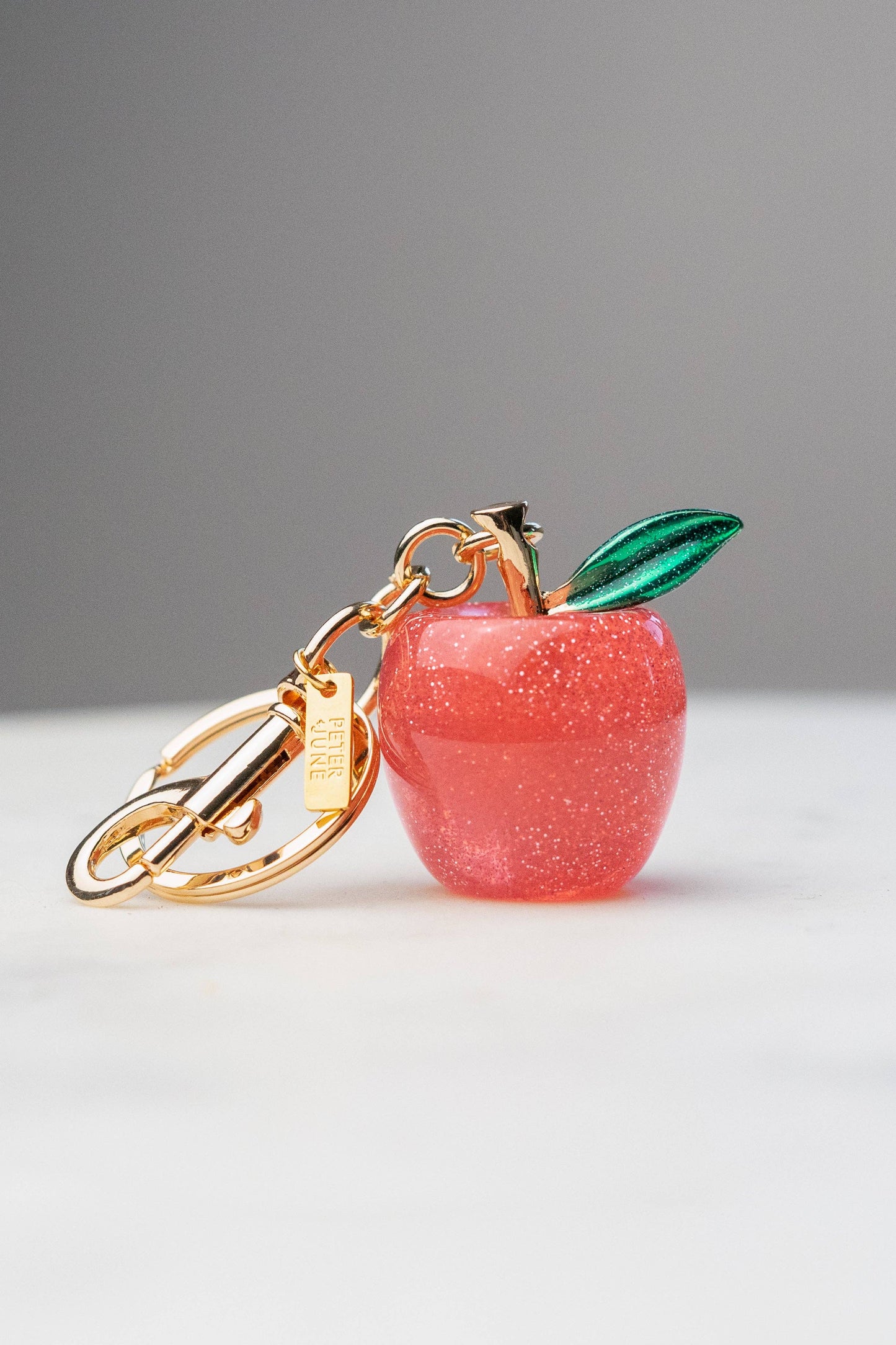 Apple Jax Bag Charm - 18K Gold Plated + Resin