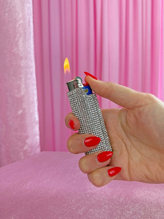 Rhinestone Lighter Case