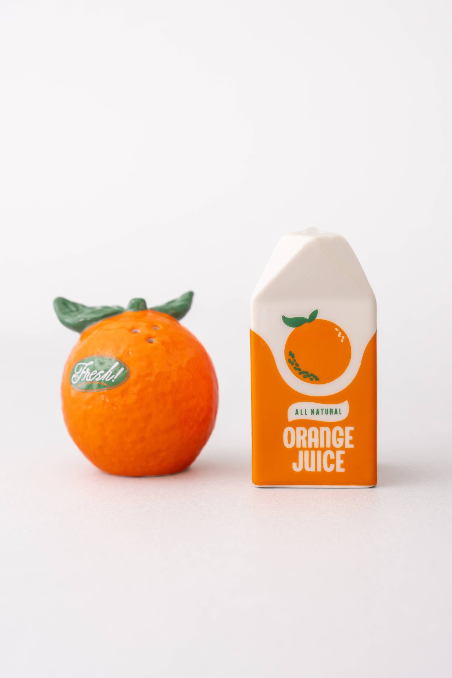 Salt and Pepper Shakers, Orange