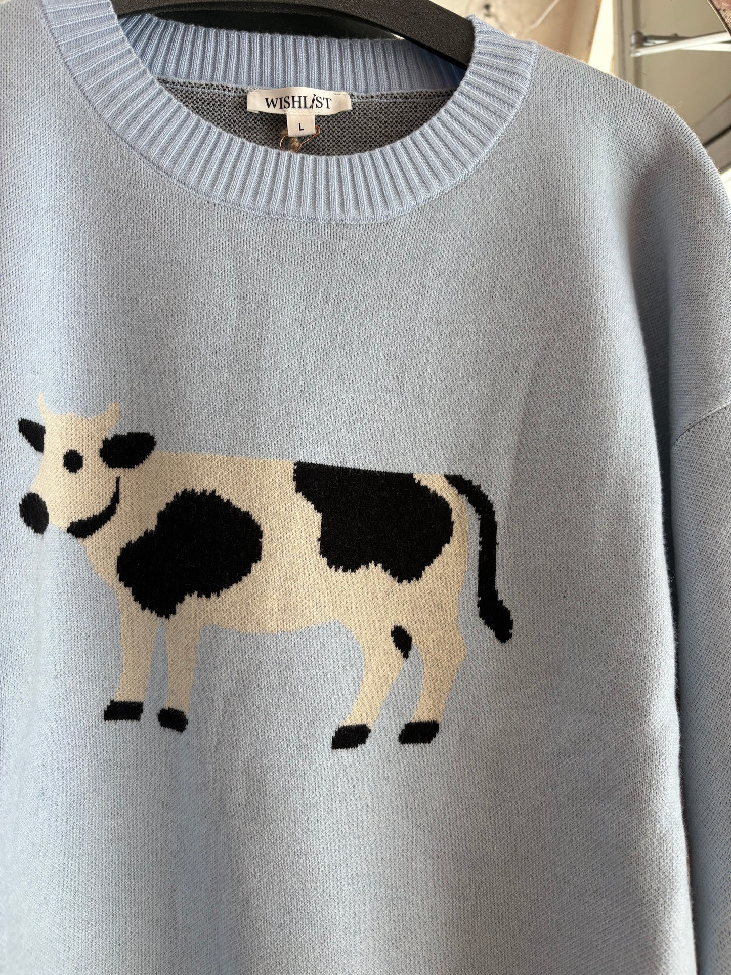 Cow Knit Sweater