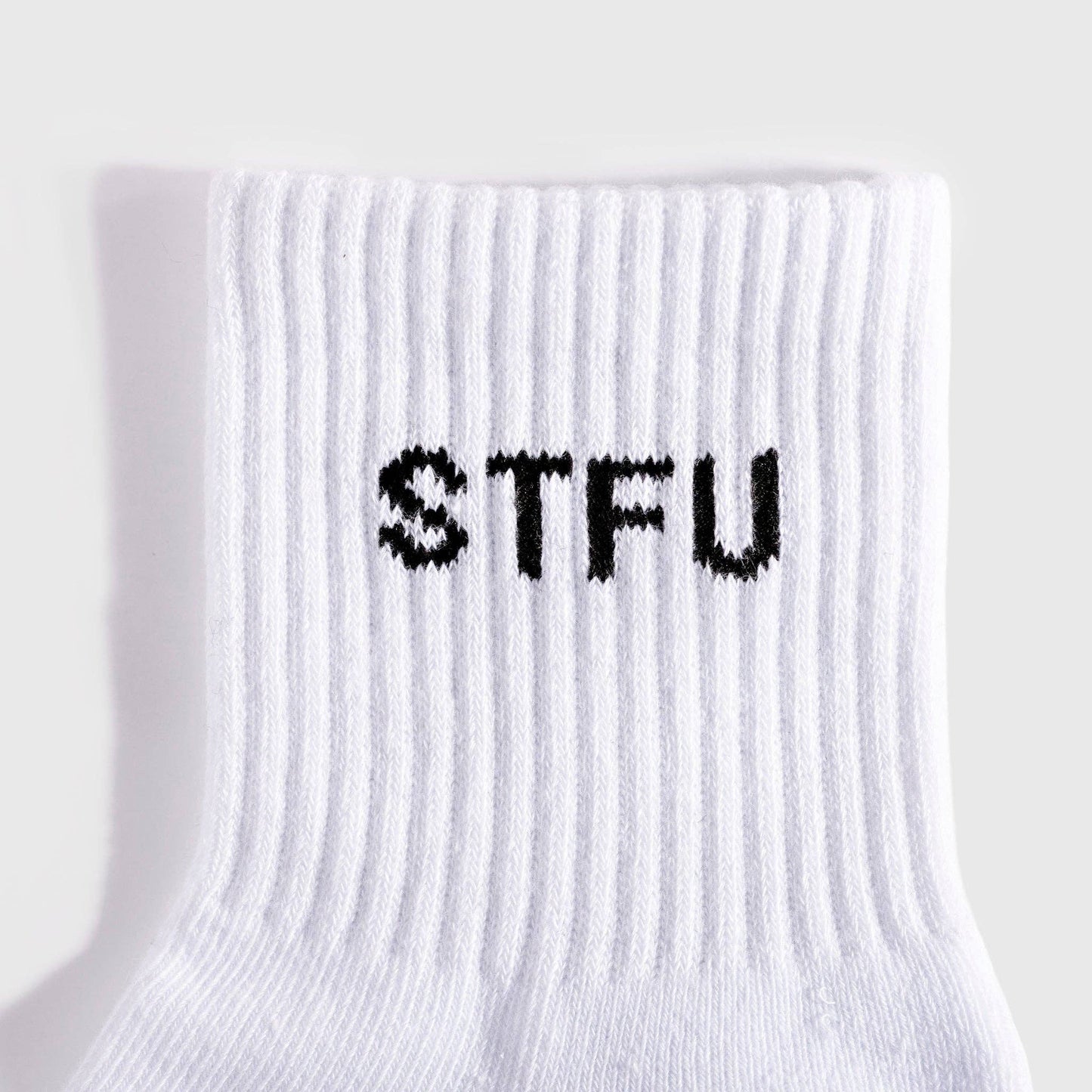 STFU Quarter Crew Socks