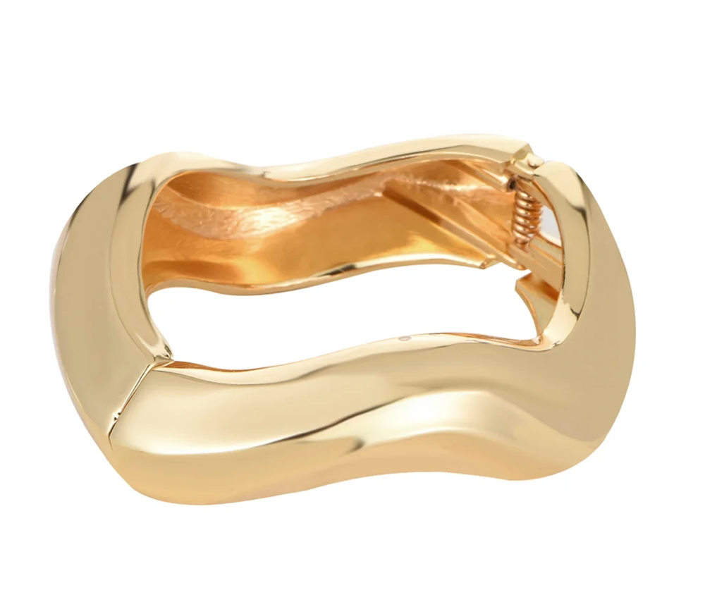 Editorial Hinge Bracelets 14K Gold PVD- Recycled 