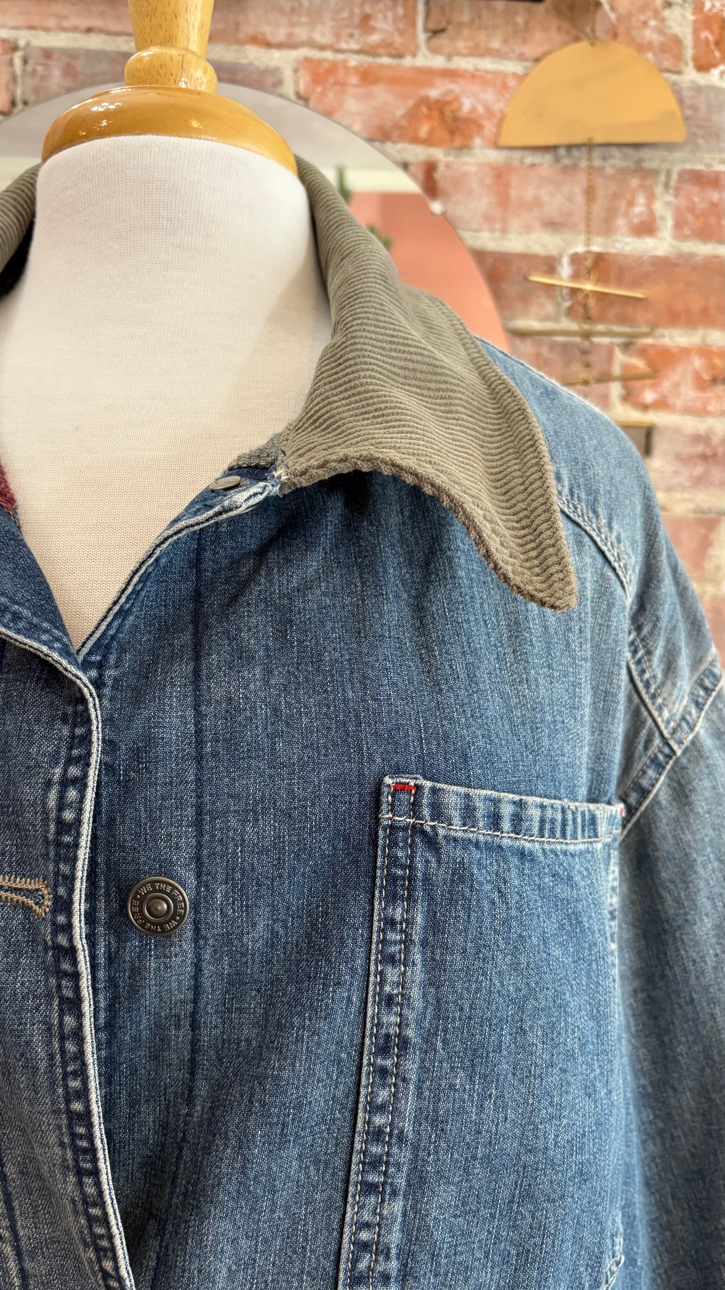Sweet Time Denim Barn Coat