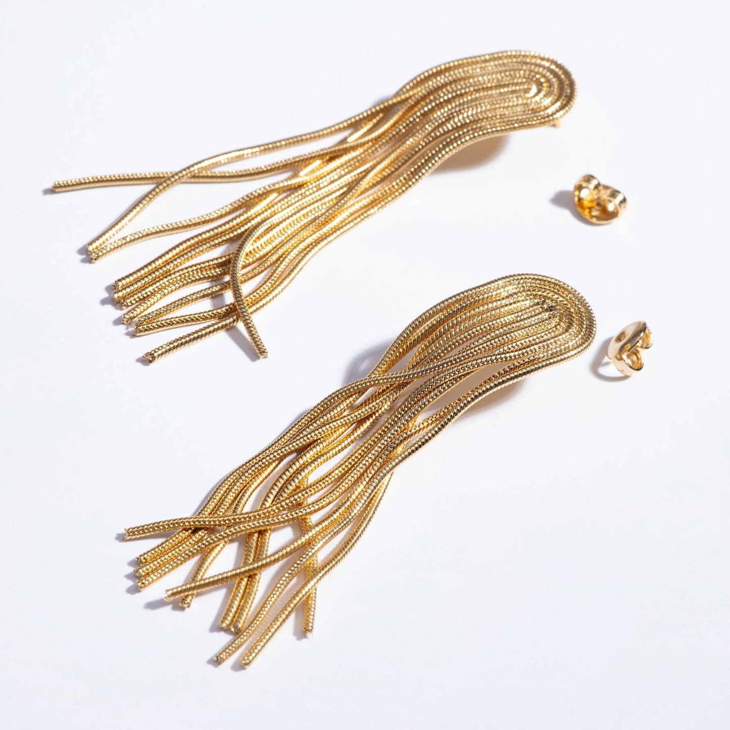 18k gold PVD Tassel Earrings
