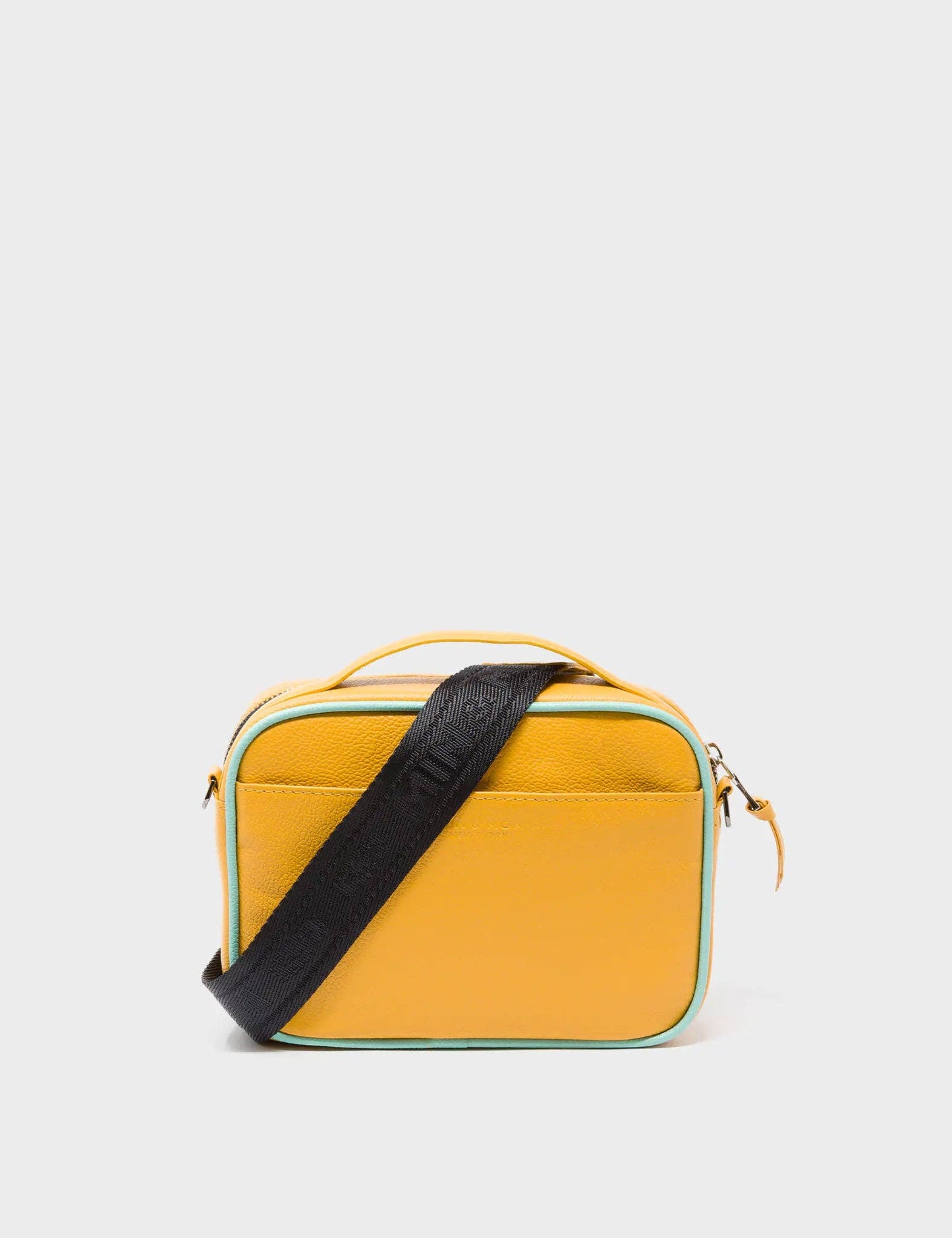Verto Golden Glow Leather Crossbody Bag - Pigeonista Embroidery