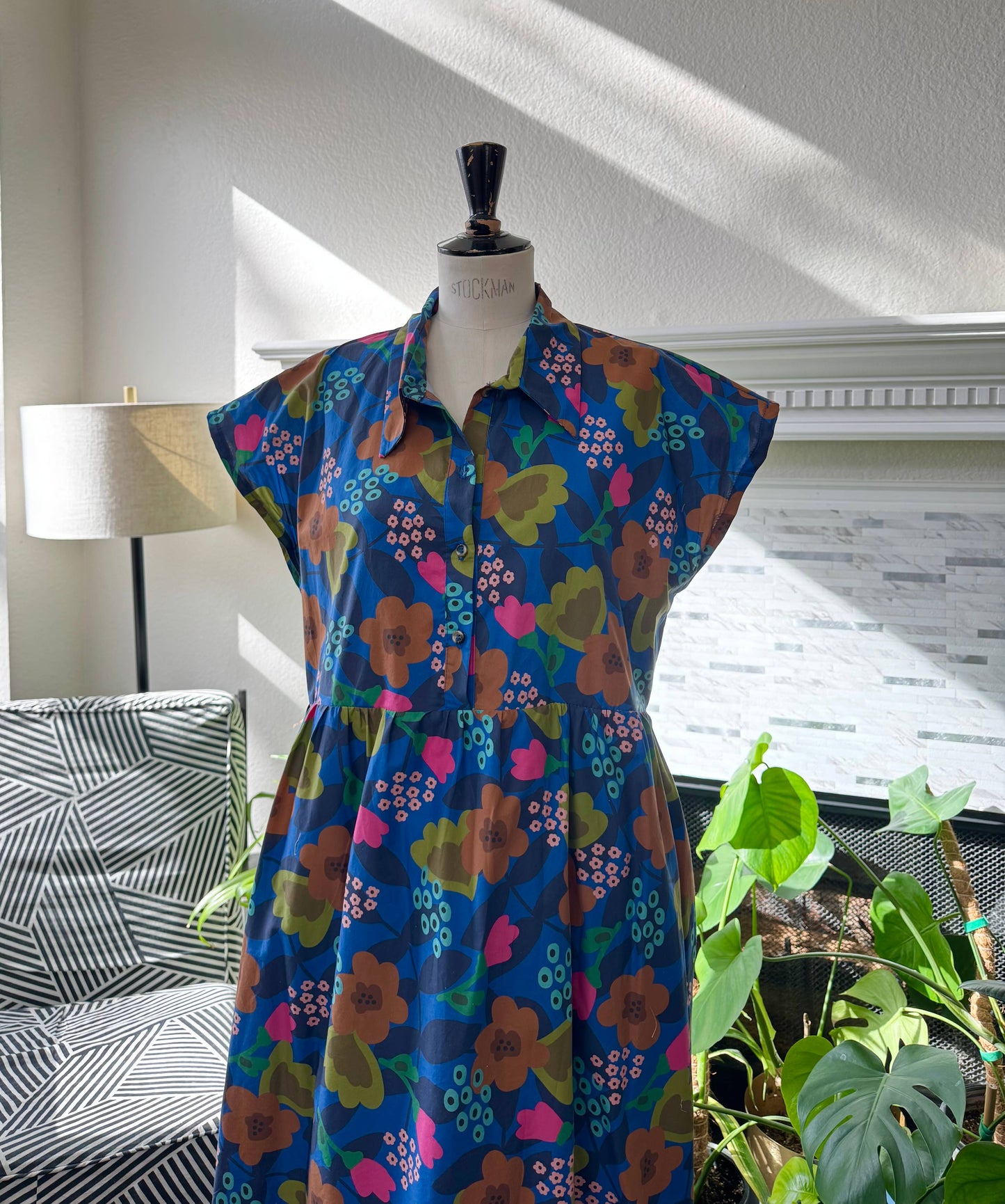Colored garden dress