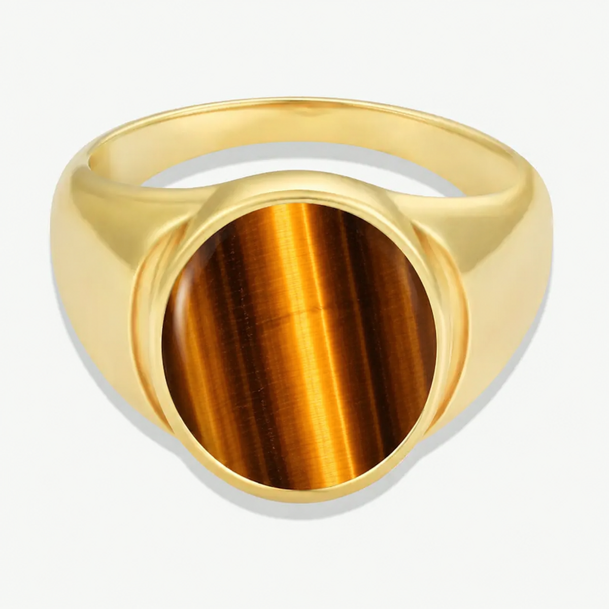 Gold Ring - Tigers Eye Signet