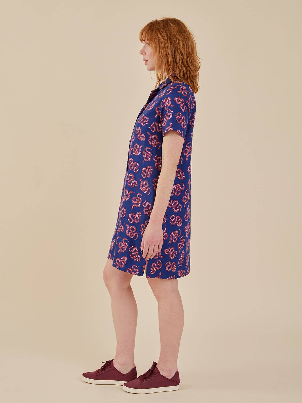 Camp Dress Rosy Snakes