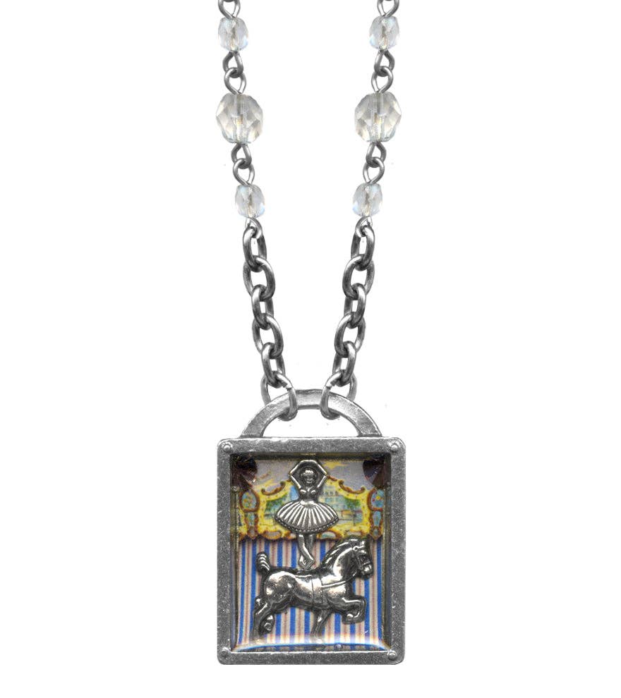 Circus Story Box Necklace