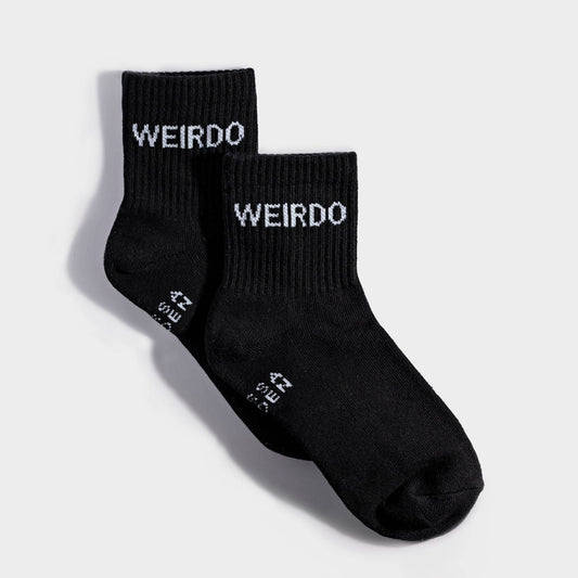 Weirdo Quarter Crew Socks