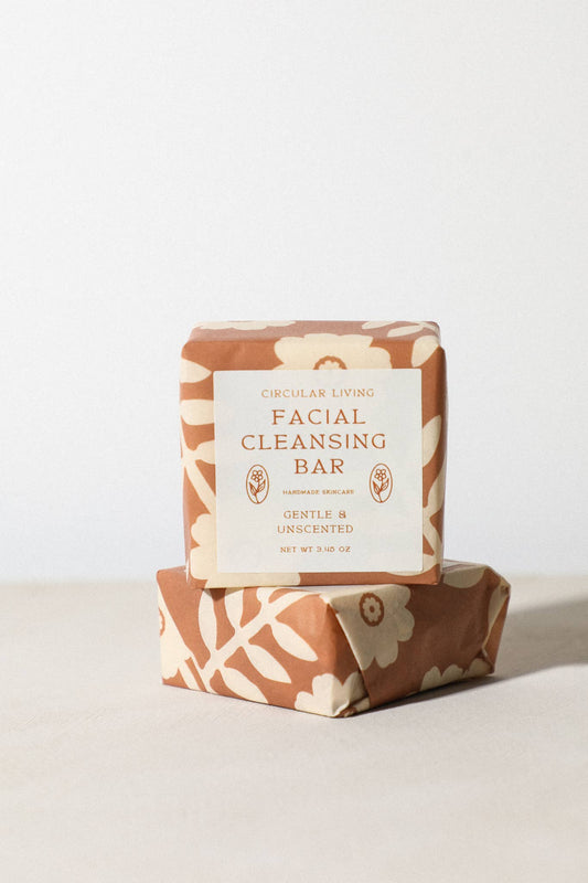 Facial Cleansing Bar, Gentle & Unscented