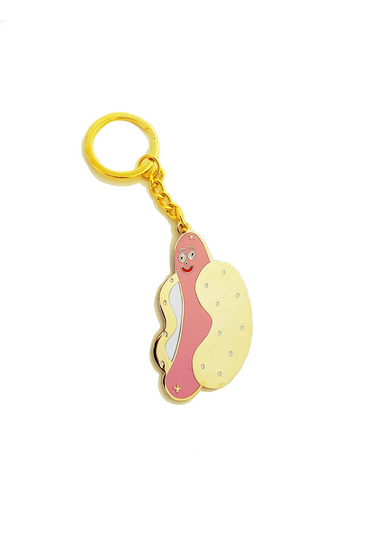 Hot Dog Keychain