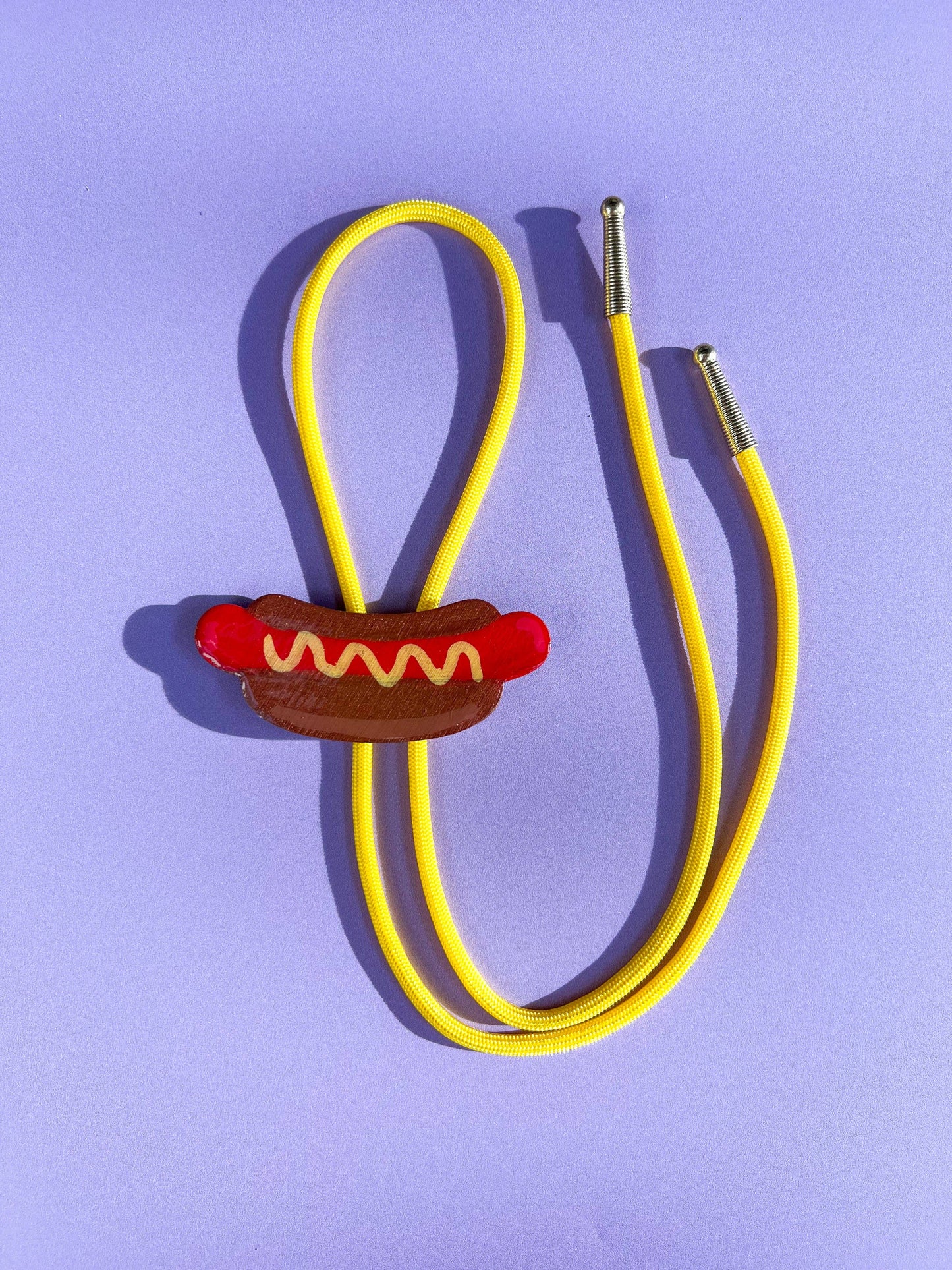 Hot Dog Bolo Tie - Fun Western Accessory