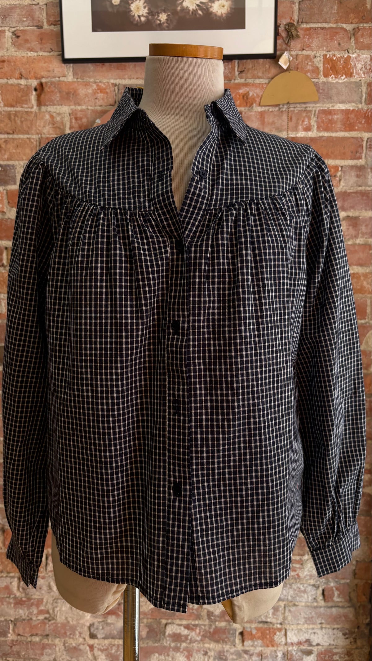 Navy Checks Shirt